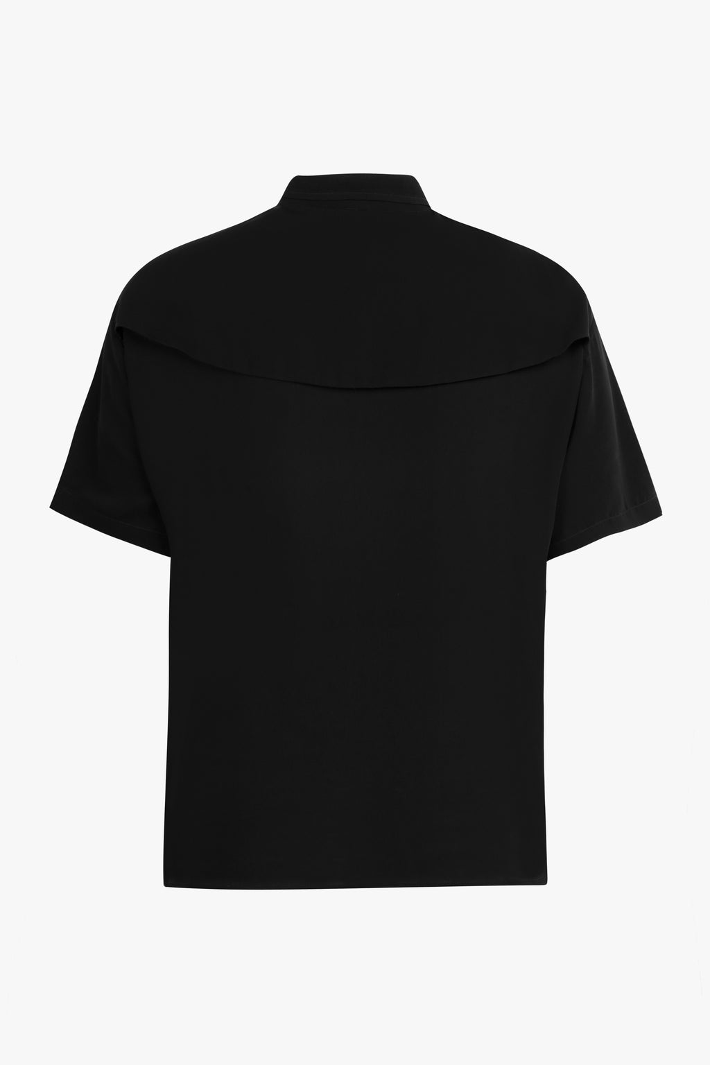 HALF SLEEVES ZIP CREPE